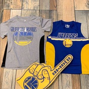 Dri-fit kids shirts NBA Golden State Warriors